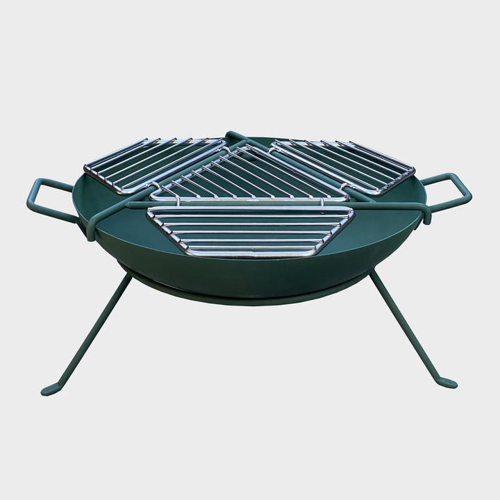 Small Tabletop Fire Pit: Jade Green