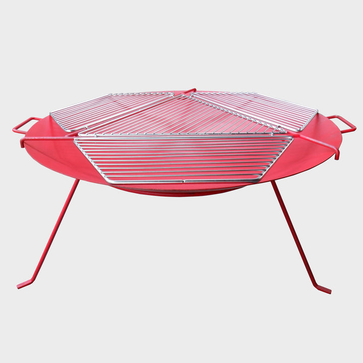 Large Fire Pit: Flame Red